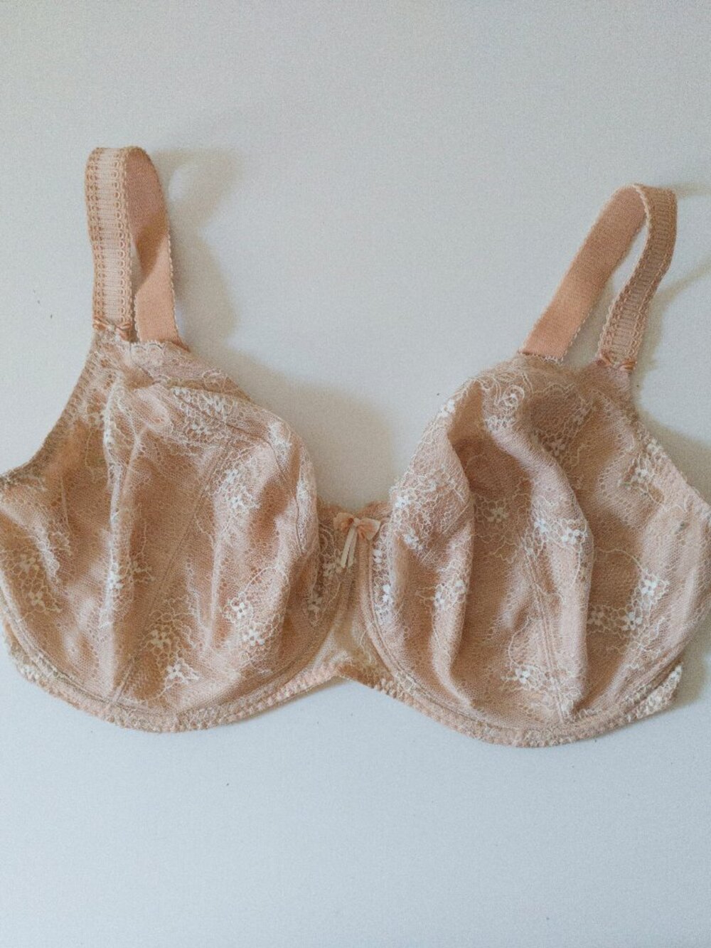 Fantasie Florence Balcony Bra Nude Lace Underwire Size 38H
